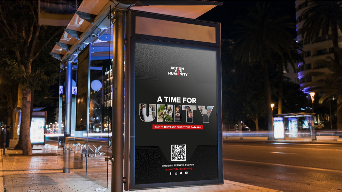 Unity campaign bus shelter poster